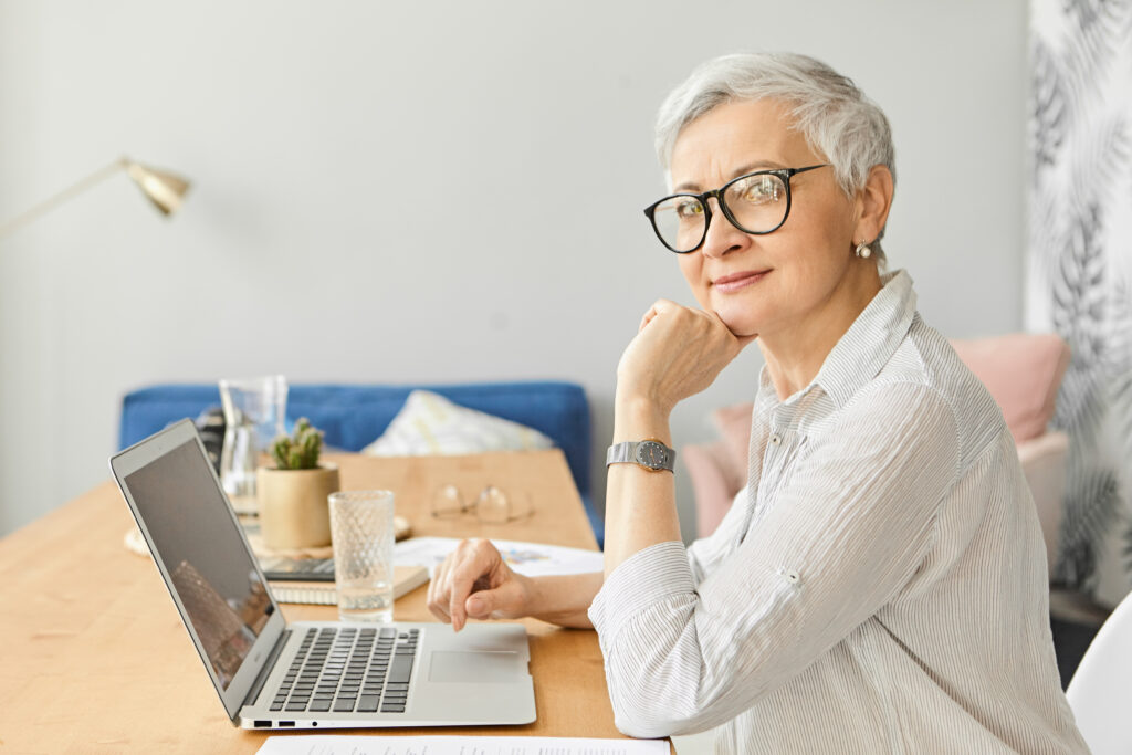 modern electronic gadgets, occupation, age and maturity concept.